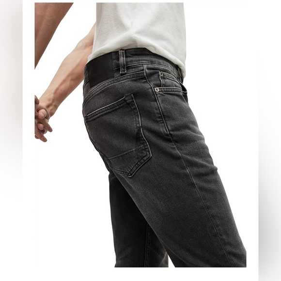 ALL SAINTS CIGARETTE SKINNY JEANS SIZE 30 GRAY - Picture 3 of 13